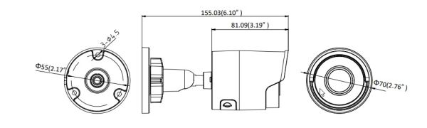 Уличная IP-камера Hikvision DS-2CD2023G0-I (4 мм) с ИК-подсветкой до 30м