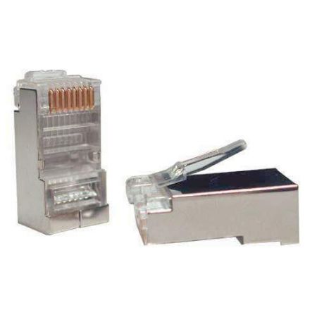 Коннектор RJ-45 для витой пары ЛЮ-КНР-45.Ф6.10, FTP, Кат.6 (100 шт.)