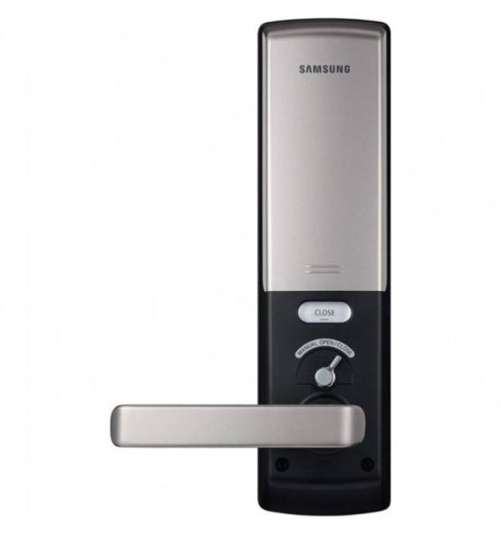 Электронный замок Samsung SHS-H505 FBK/EN (SHS-5050), одноригельный, врезной, с ручкой