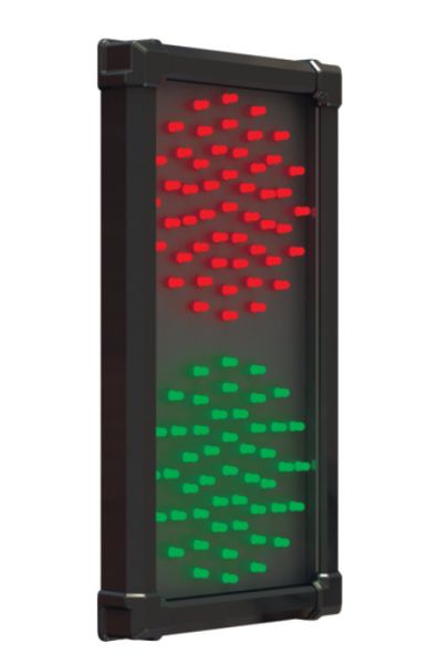 Светофор светодиодный двухсекционный Инфопаркинг ИС-Т8.3/24/К с козырьками Светофор светодиодный двухсекционный Инфопаркинг ИС-Т8.3/24/К с козырьками