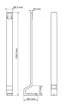 Напольная стойка для терминалов HikVision DS-KAB671-B