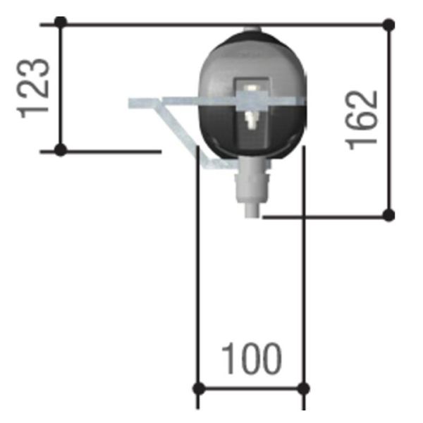Привод 230 В линейный Came AX71230, неблокирующийся, с энкодером и механическими упорами