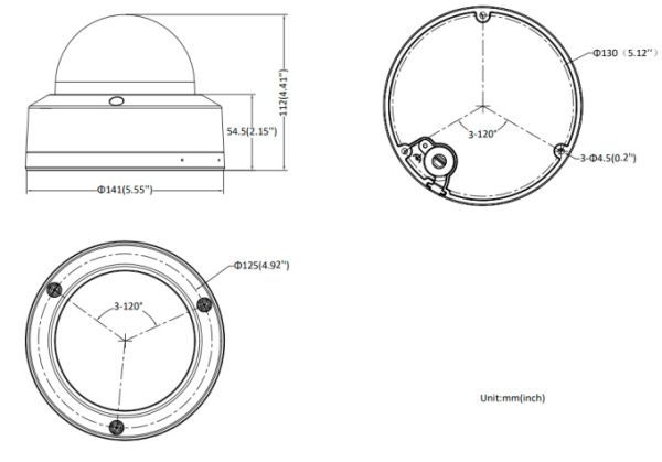 Антивандальная IP-видеокамера ColorVu 8Мп HikVision DS-2CD2787G2HT-LIZS (2.8-12 мм), черная с интеллектуальной подсветкой до 40 м