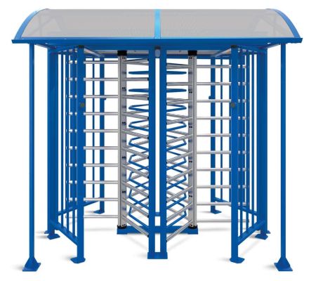 Турникет полноростовой двухпроходной PERCo-RTD-20.2 уличный с электромеханическим приводом