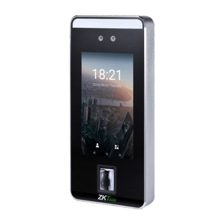 Биометрический считыватель ZKTeco SpeedFace-V5L с распознаванием лиц и отпечатков пальцев