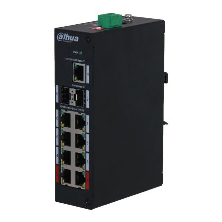 Неуправляемый 8-портовый PoE коммутатор Dahua DH-PFS3211-8GT-120