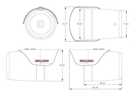 Уличная IP-камера Beward N6603