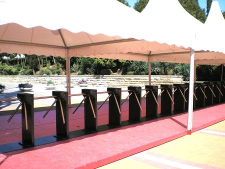 Турникет-трипод Ростов-Дон Т83М1-У уличный из окрашенной стали (без планок)