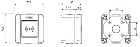 Автономный считыватель Bluetooth Came SELB1SDG3 накладной, для 250 пользователей (806SL-0250)