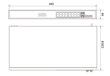 Интеллектуальный управляемый PoE-коммутатор HiWatch SWT-1318P