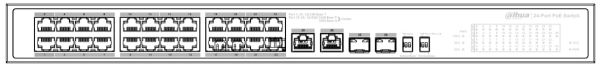 Управляемый POE коммутатор 26-портовый Dahua DH-PFS3226-24ET-240