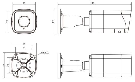 IP-видеокамера 8Мп RVi-2NCT8359 (2.7-13.5) RU с варифокальным объективом
