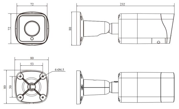 IP-видеокамера 8Мп RVi-2NCT8359 (2.7-13.5) RU с варифокальным объективом