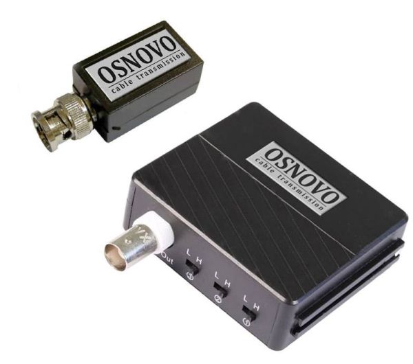 Комплект активных приёмника RA-H и передатчика TA-H видеосигнала по витой паре до 700м Комплект активных приёмника RA-H и передатчика TA-H видеосигнала по витой паре до 700м