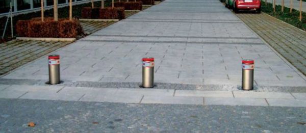 Электромеханический боллард BFT STOPPY MBB/ DACOTA 220/700 из нерж. стали с подсветкой