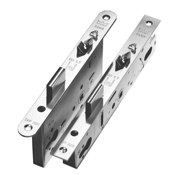 Электромеханический замок dormakaba SVP 2719 антипаника, для профильных дверей, лицевая планка 270х24