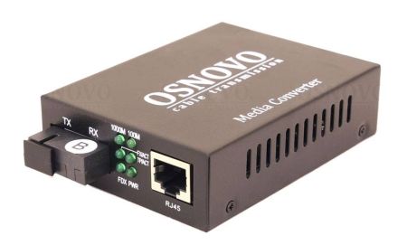 Оптический медиаконвертер Gigabit Ethernet Osnovo OMC-1000-11S5b Оптический медиаконвертер Gigabit Ethernet Osnovo OMC-1000-11S5b