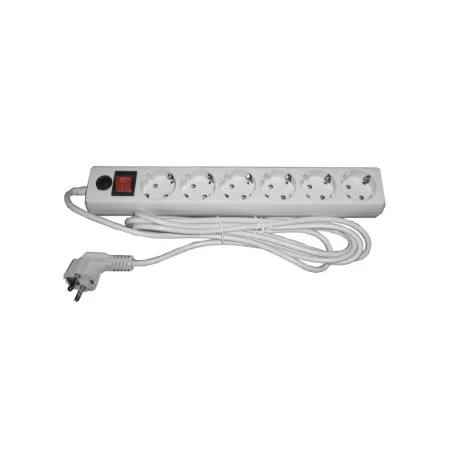 Сетевой фильтр Гарнизон ЕН10 3.0м 6 евророзеток, 10А, белый