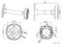 Кронштейн для видеокамер HikVision DS-1271ZJ-120