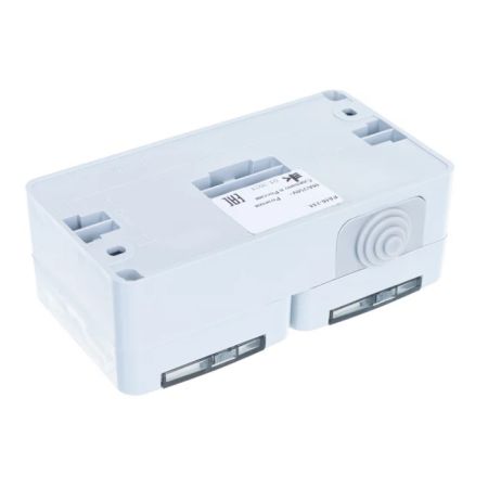 Розетка двойная Schneider Electric Этюд PA16-244C с заземлением, со шторками, IP44, серый