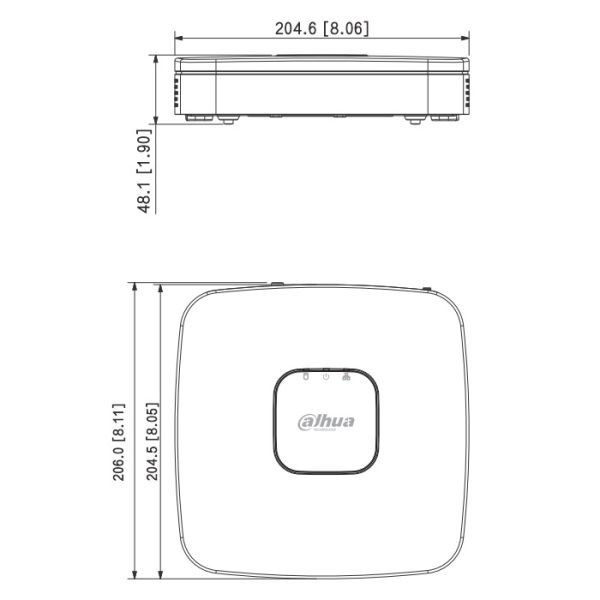 IP-видеорегистратор 4-канальный Dahua DHI-NVR2104-S3 IP-видеорегистратор 4-канальный Dahua DHI-NVR2104-S3
