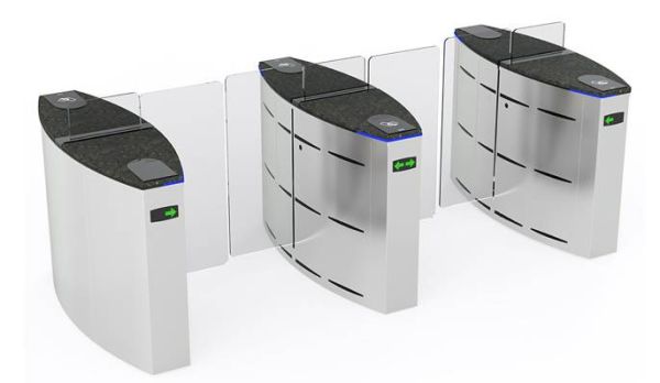 Турникет раздвижной двухпроходной Came Sliding Gate SG55, 550 мм, створки 1200 мм (SG55M-DBL)