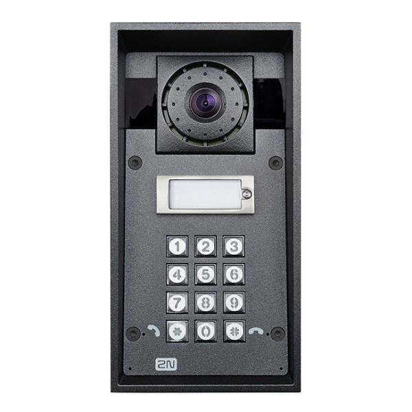 IP-видеодомофон 2N IP FORCE, 1 кнопка вызова, клавиатура (2N9151101CHKW)