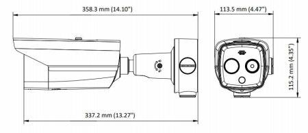 Тепловизионная IP-камера HikVision DS-2TD2617B-3/PA