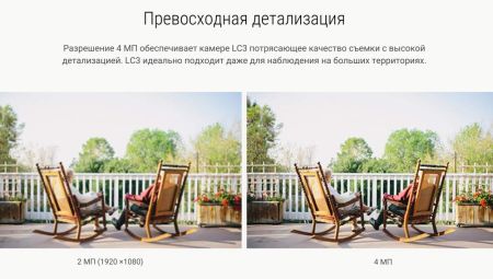 Настенная IP-камера 4Мп Ezviz LC3 (2 мм) с мощным прожектором