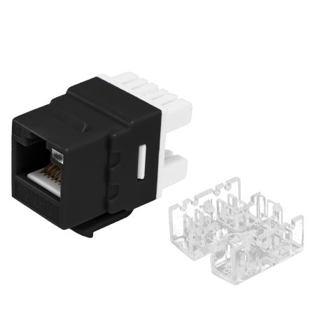 Модуль коммутационный ЛЮ-МКП-5eН.8К19, тип Keystone 180° Навигатор, UTP, кат.5e