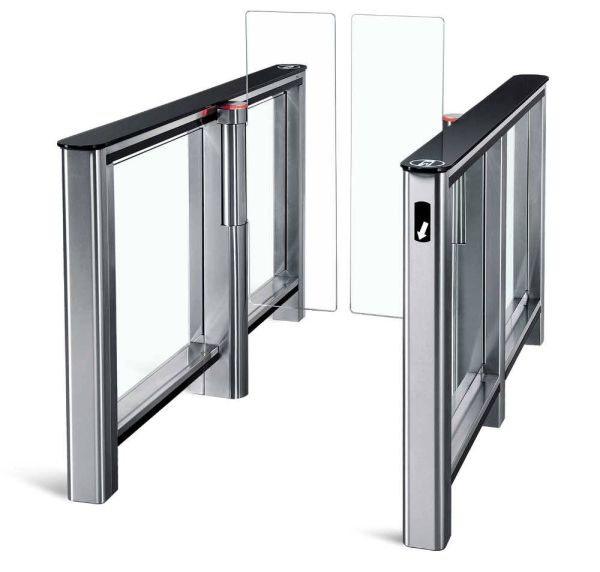 Турникет PERCo-ST-01 "Скоростной проход" с распашными створками увеличенной высоты PERCo-ATG-300H (ширина створки 300 мм, высота 1300 мм)