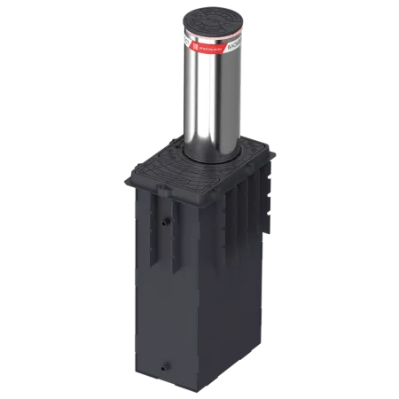 Гидравлический противотаранный боллард Блокпост К4 из нержавеющей стали
