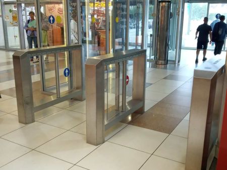 Боковой модуль распашного турникета Gotschlich Axioma DF 1025H (650 мм) (6AXI1EC-S/M)