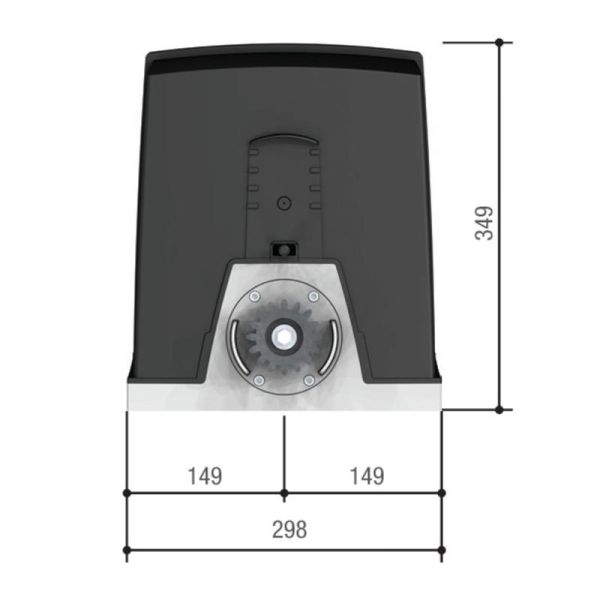 Привод 24 В для откатных ворот Came BXL04AGS (801MS-0140)