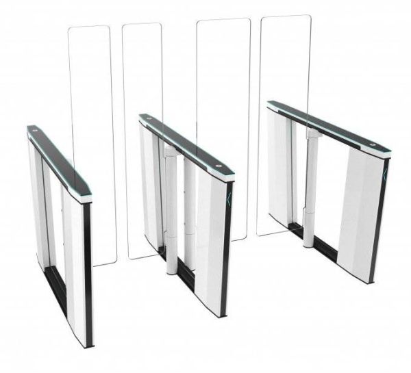 Боковой модуль скоростного распашного турникета Cominfo EasyGate Superb 1800мм