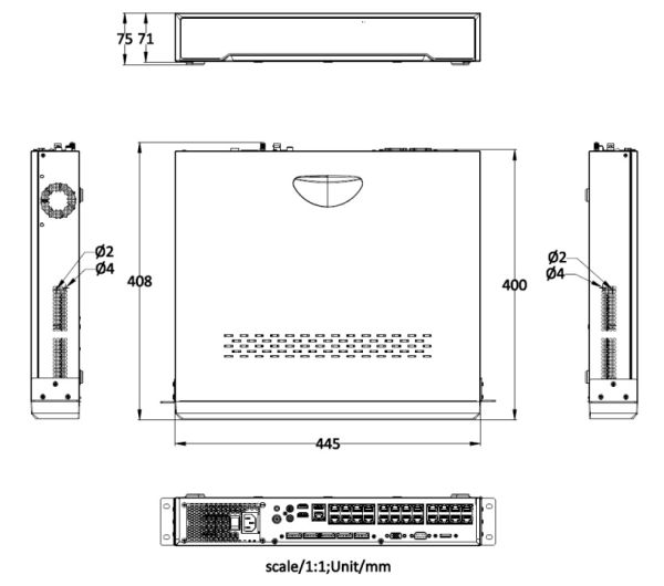 32-канальный сетевой 8K PoE-видеорегистратор HikVision DS-7732NI-M4/24P
