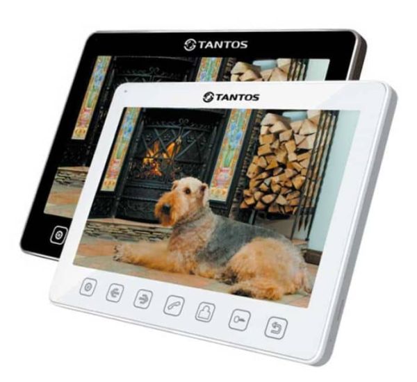 Монитор для домофона Tantos Sherlock с кнопочным управлением (белый)