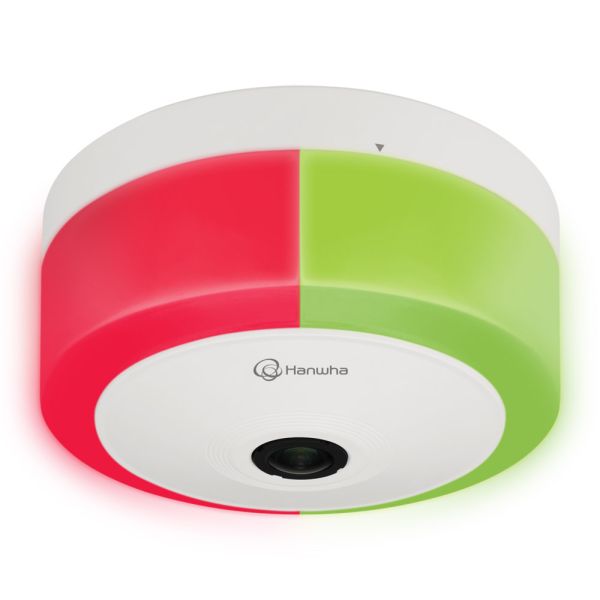 Панорамная Fisheye IP-видеокамера 12Мп Wisenet TNF-9010 (1.08 мм) для парковок