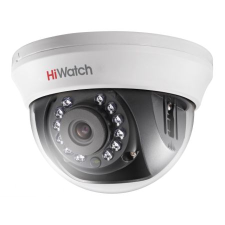 Купольная HD-TVI видеокамера HiWatch DS-T201(B) (6 мм) 2 Мп