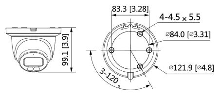 IP-видеокамера уличная 4Мп Dahua DH-IPC-HDW3449TMP-AS-LED-0280B