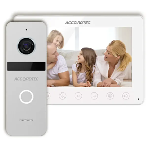 Комплект домофонии AccordTec AT-home7 WH-SL