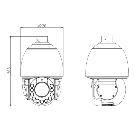 PTZ-видеокамера 8Мп RVi-2NCZ80740 (6.5-260)