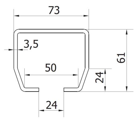 Комплект консольных систем Came S-350 KIT Combo Classico для откатных ворот до 350 кг