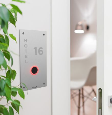 Бесконтактный дверной звонок Bas-IP SH-46T Black