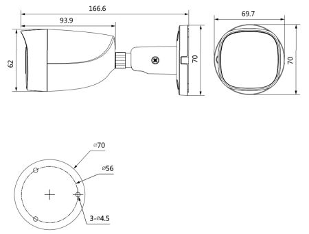 Уличная HD-CVI видеокамера 5Мп Dahua DH-HAC-HFW1500CMP-A-0360B-S2