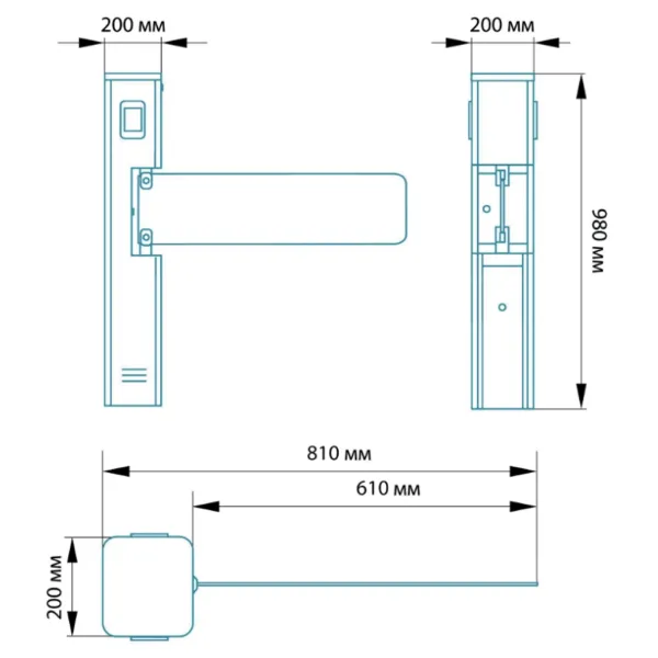 Автоматическая калитка Блокпост КЛ 600 С