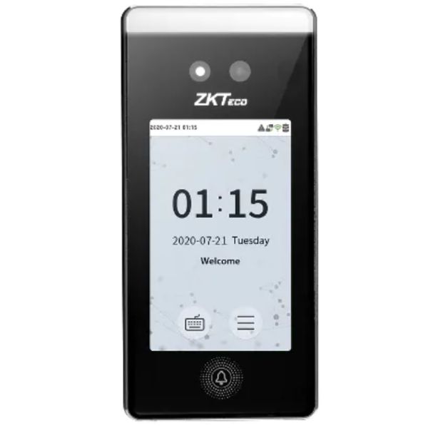 Мультибиометрический терминал УРВ ZKTeco SpeedFace-V4LM1 (MF) с распознаванием лиц, ладони, QR-кода и карт