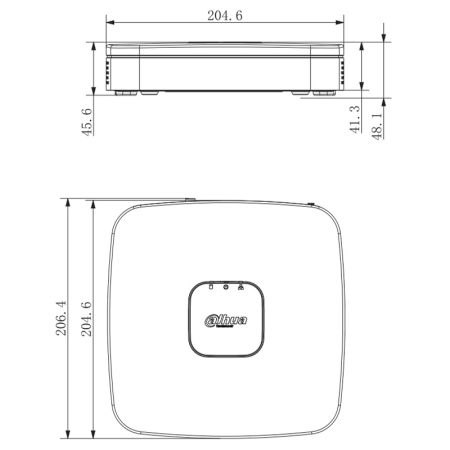 IP-видеорегистратор 4-канальный WizSense Dahua DHI-NVR2104-I2 IP-видеорегистратор 4-канальный WizSense Dahua DHI-NVR2104-I2