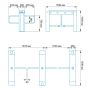 Центральный модуль распашного турникета Блокпост СДВ 1000 Центральный модуль распашного турникета Блокпост СДВ 1000