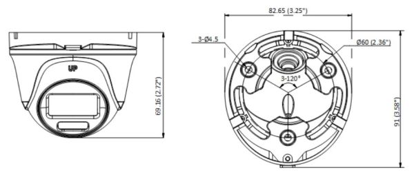 Уличная 2Мп HD-TVI видеокамера HiWatch DS-T203L (6 мм) ColorVu Уличная 2Мп HD-TVI видеокамера HiWatch DS-T203L (6 мм) ColorVu